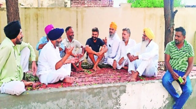 Members of nagar panchayat in Mehraj. Express photo