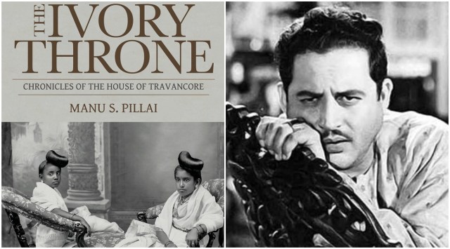 The Ivory Throne (left), Guru Dutt (right) | Express Archives