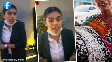 delhi saree deny entry row, delhi restaurant saree entry ban, aquila saree row, woman refused entry for saree, viral videos, indian express