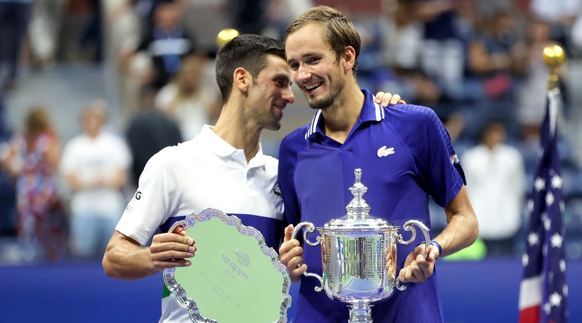 Novak Djokovic and Daniil Mevedev