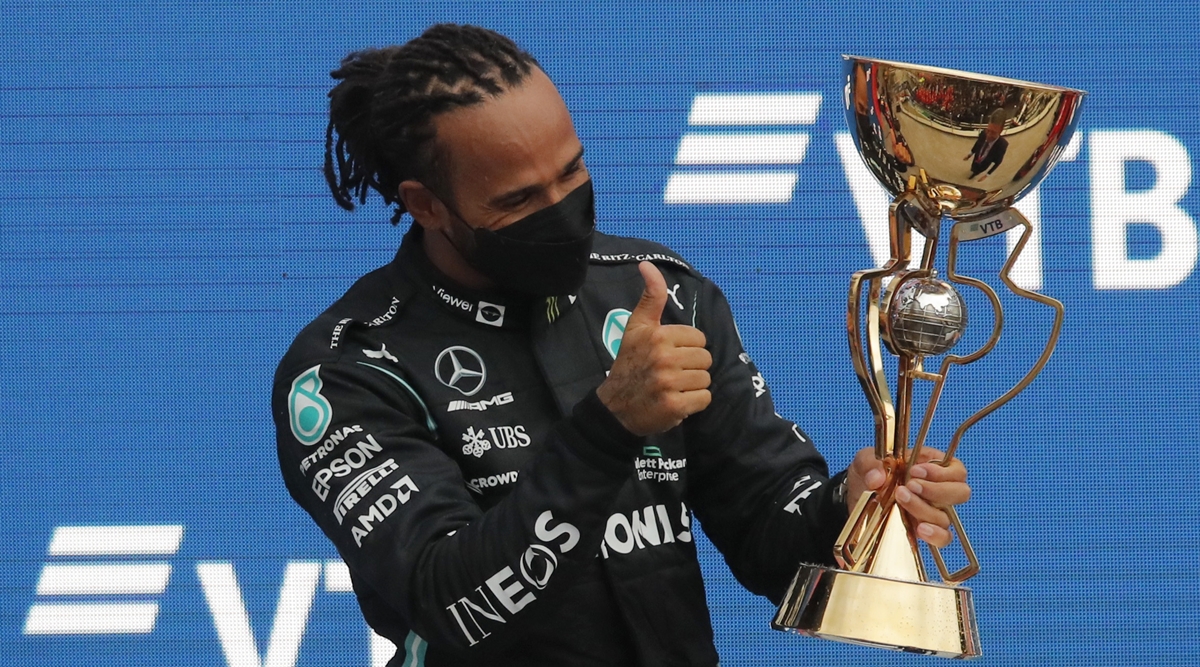 Lewis Hamilton, Max Verstappen, Five place grid penalty, F1, Sports News, Indian Express