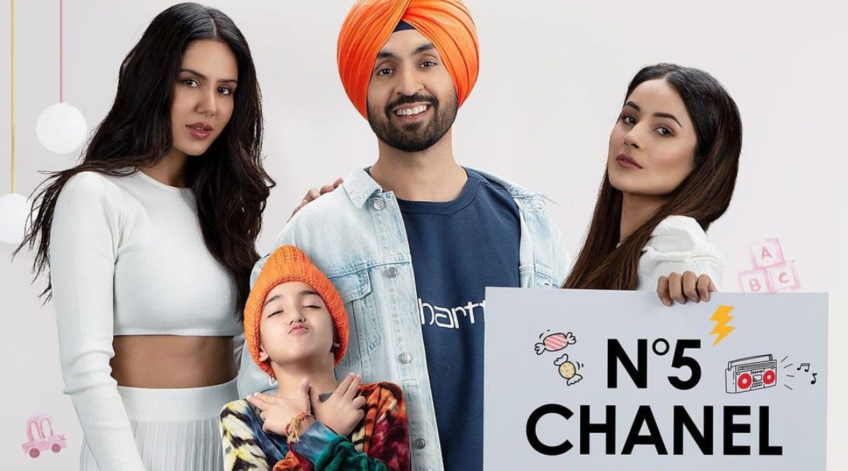 Honsla Rakh song Chanel No 5: Shehnaaz Gill, Diljit Dosanjh and Sonam Bajwa  track is a good addition to your wedding playlist | Entertainment News,The  Indian Express