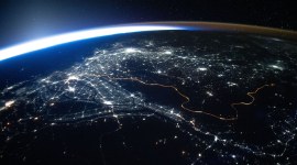 ISS, International Space Station, NASA, iss earth horizon ring, earth, earth horizon night photo, nasa space photo earth, science news, indian express