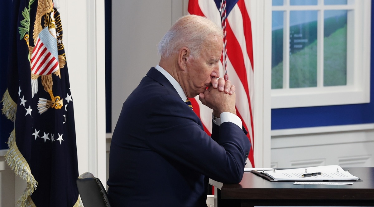 US President Joe Biden at the White House in Washington on Sept. 17, 2021. (Reuters)