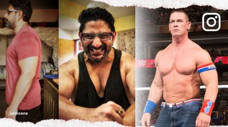 John Cena, Arshad Warsi, Instagram, John Cena posts transformation picture of Arshad Warsi twitter reactions, indian express, indian express news