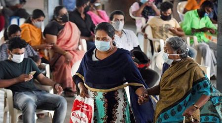 Beneficiaries wait to receive a dose of Covid-19 vaccine, at a vaccination centre in Thiruvananthapuram, Tuesday, Sep 7, 2021. (PTI)