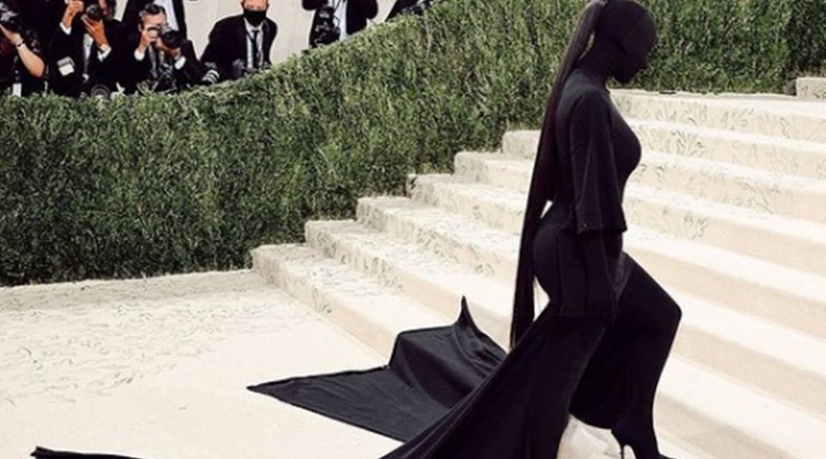 Fashion house releases Halloween costume inspired by Kim Kardashian's all- black Met Gala outfit | Fashion News