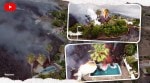 Canary Island, Canary Island volcano, la palma volcano, la palma lava videos, spain volcano eruption videos, viral videos, indian express