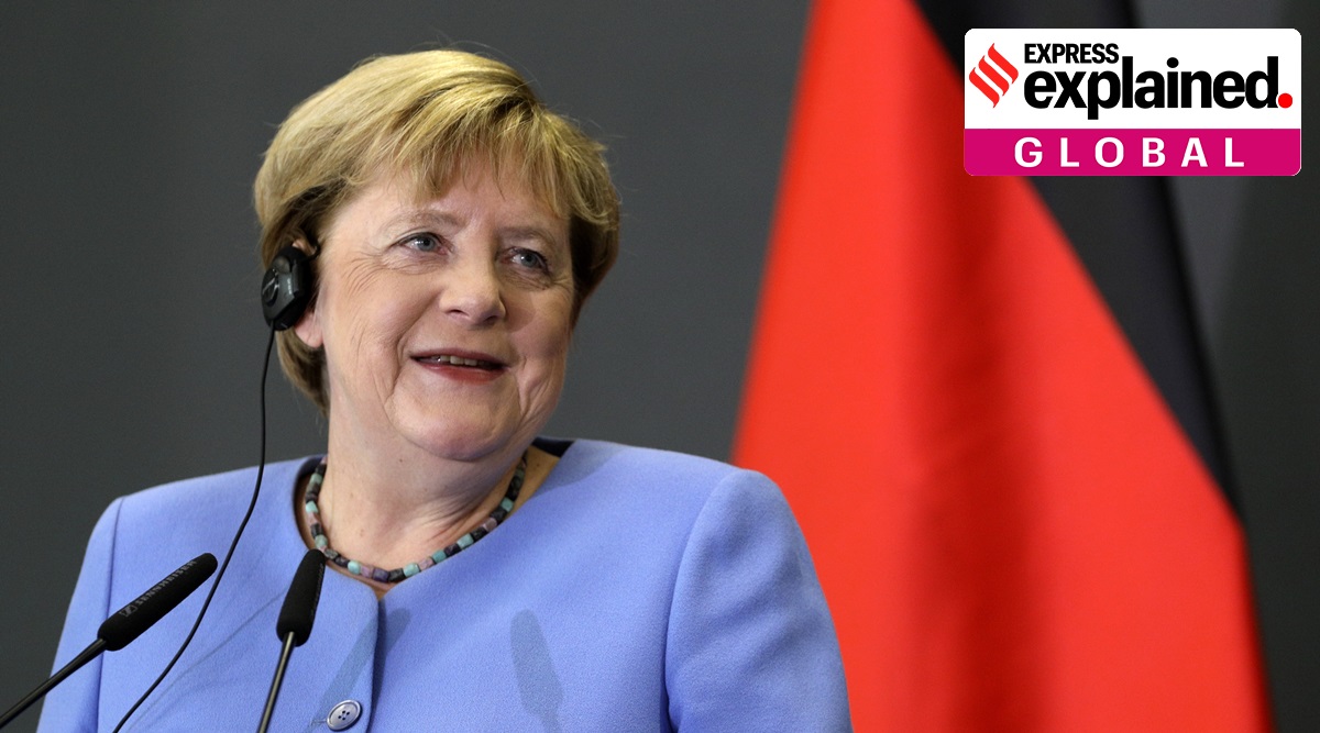 German Chancellor Angela Merkel speaks during a news conference while on a farewell tour of the Western Balkans. (AP Photo/Franc Zhurda, File)