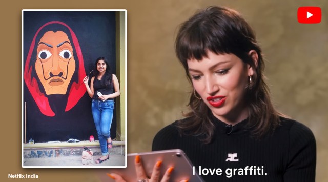 Money Heist star Úrsula Corberó aka Tokyo reacts to Indian fan artworks ...