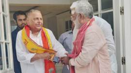 In BJP’s push for OBC outreach, its UP chief calls on Mulayam