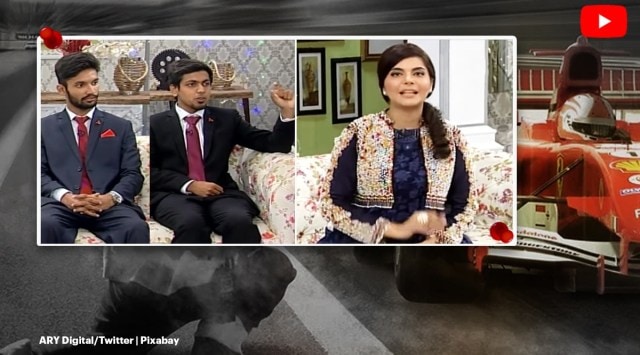 Pakistani anchor Nida Yasir Formula One car vira video, Nida Yasir 2016 formula one interview, Nida Yasir trending, Nida Yasir interview, Nida Yasir F1, trending, indian express, indian express news