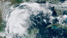 Storm Nicholas, US Gulf Coast, US Gulf Coast flooding, National Hurricane Center, texas, Hurricane Ida, world news, current affairs, Indian express