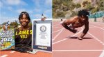 Guinness world record, guinness record fastest man, fastest 20m walk, fastest man two hands record, Zion Clark, odd news, 2022 gwr book, indian express