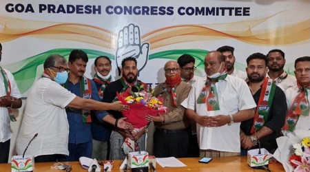 Bureaucrat-turned-politician Elvis Gomes, who also recently joined the Congress, introduced D’Cunha as a ‘Made is Goa’ footballer who shot to fame in Kolkata.