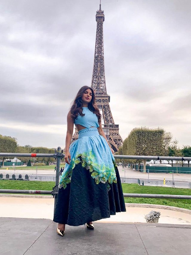 priyanka chopra green ball dress Olive Green Silk Bridesmaid Dress with Long Sleeves