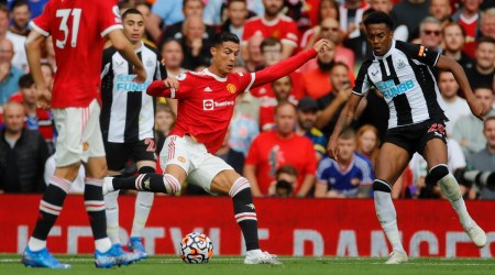 Premier League, Manchester United vs Newcastle United: Cristiano Ronaldo in action. (Reuters)
