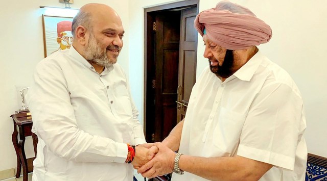 Amit Shah, Amarinder Singh