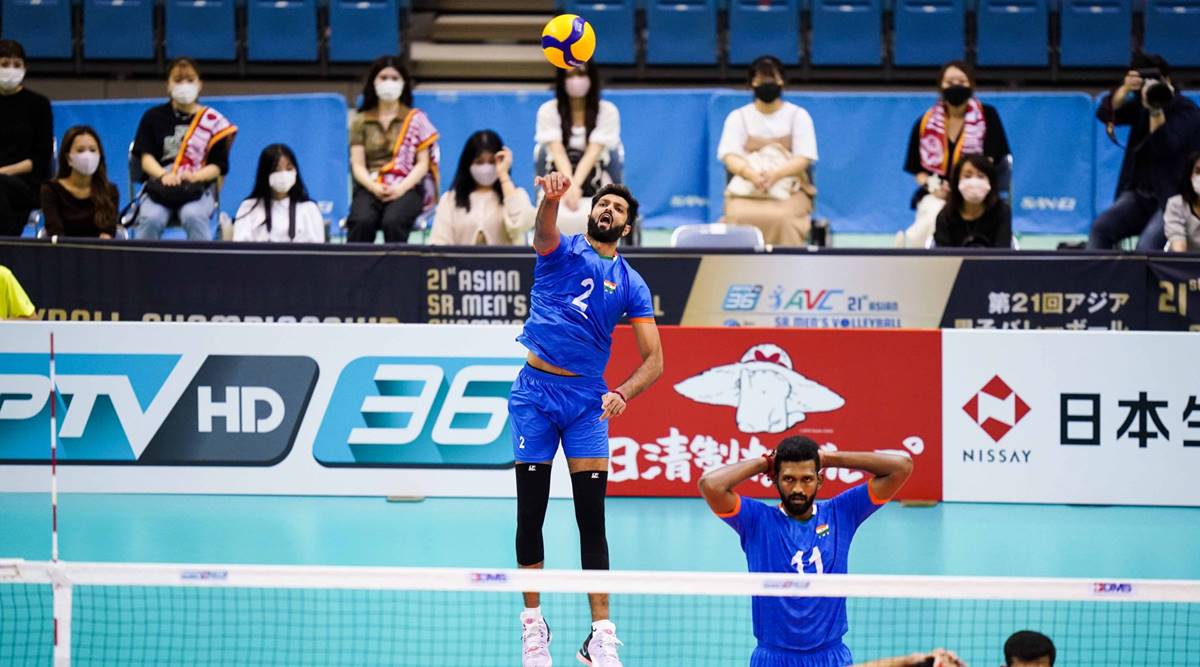 Asian men’s volleyball championship India’s winless streak continues with loss to Japan