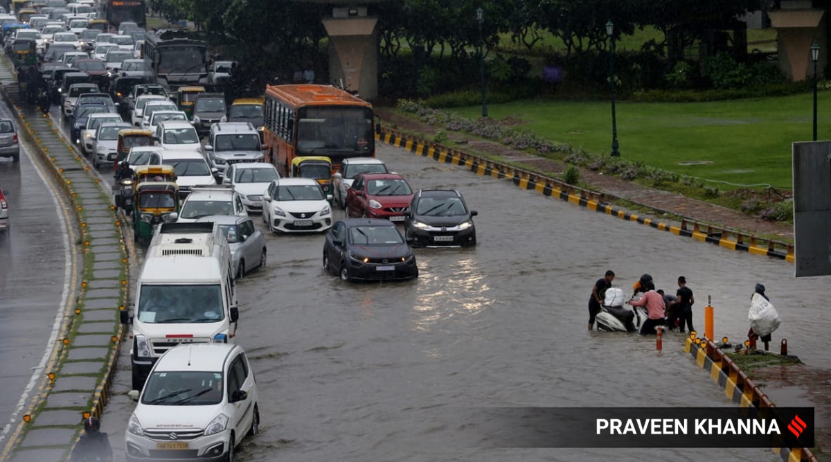 waterlogging, Delhi rain