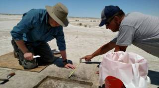 Daron Duke (L) and colleague Michael