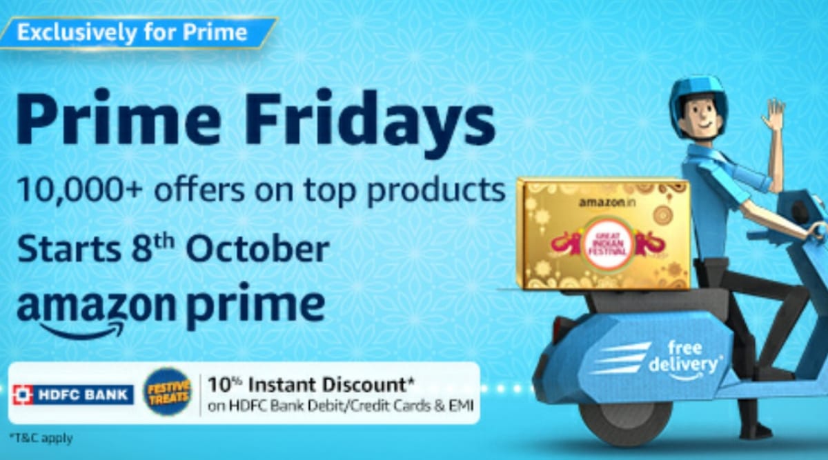 Amazon, Amazon Prime, Amazon Prime Fridays , Amazon Great Indian Festival, Amazon Prime Members, Amazon news, Amazon Prime benefits