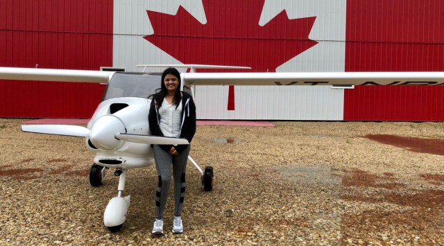 Aarohi Pandit is the first woman pilot to have flown solo across the Atlantic and Pacific oceans in a light sport aircraft. (Express)