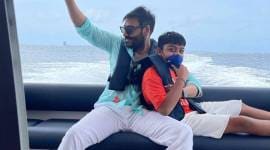 ajay devgn with son yug