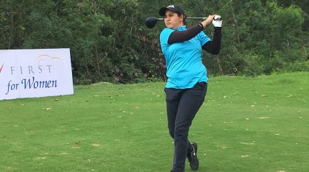 Amandeep Drall in action. (Express Photo/File)