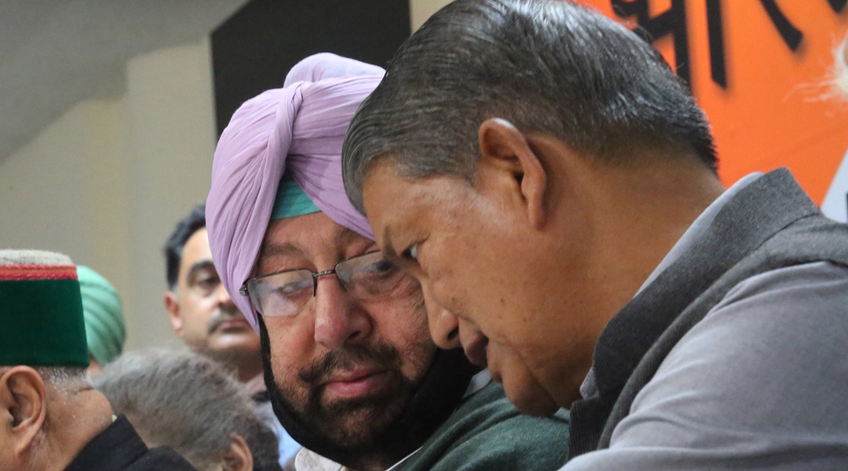 Amarinder Singh moves to start own party; Cong's Harish Rawat denies 'humiliation' claim | Cities News,The Indian Express