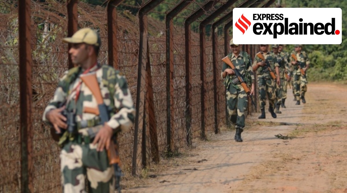 BSF jurisdiction, Border Security Force, BSF in Punjab, BJP in West Bengal, BSF jurisdiction extension explained, Indian Express