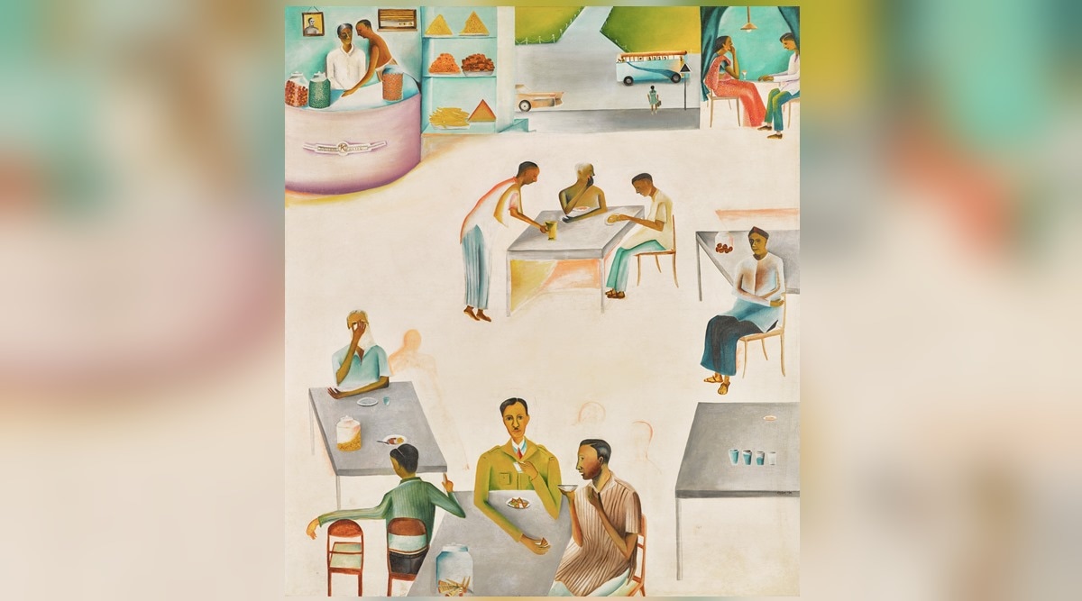 Bhupen Khakhar, Bhupen Khakhar Krishna Hotel, Bhupen Khakhar Sothebys auction