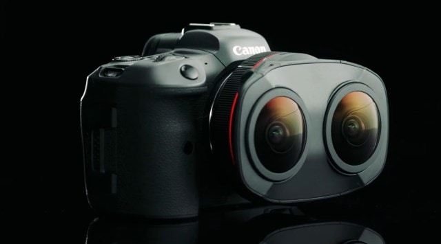 canon dual fisheye lens, canon, canon lens, canon vr lens,