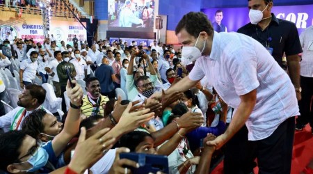 Congress leader Rahul Gandhi interacted with fisherfolk in Goa.