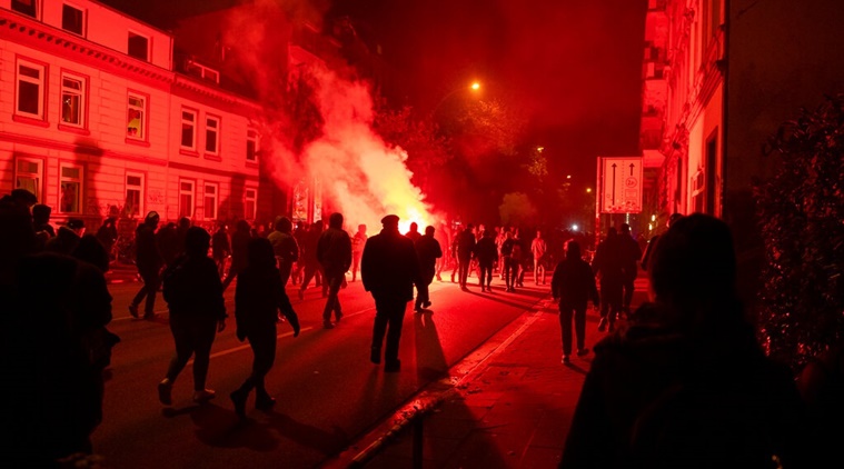 Violence erupts at protest against Berlin camp eviction | World News ...