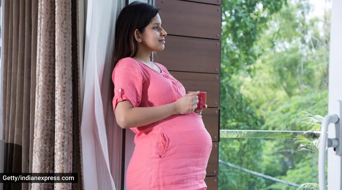 Pregnant Indian