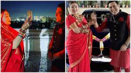 Govinda shares photos from Karva Chauth celebrations, gifts wife Sunita Ahuja a BMW car