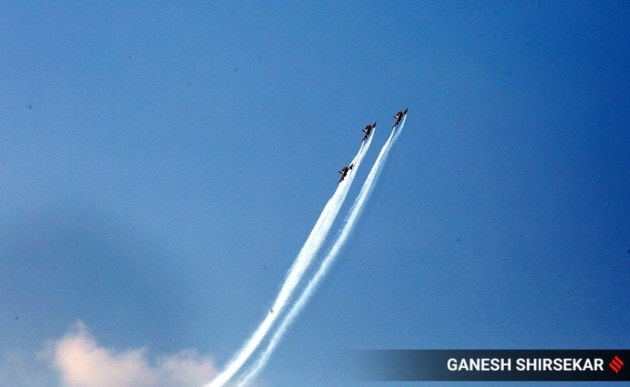 Suryakiran Aerobatic Team, worli, gateway of india, Pune, Goa, 1971 war, Pakistan, Bangladesh liberation, bangladesh liberation war, Swarnim jayanti, Indian air force, Swarnim Vijay Varsh, mumbai, indian express, indian express news