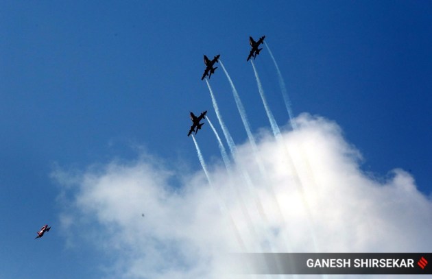 Suryakiran Aerobatic Team, worli, gateway of india, Pune, Goa, 1971 war, Pakistan, Bangladesh liberation, bangladesh liberation war, Swarnim jayanti, Indian air force, Swarnim Vijay Varsh, mumbai, indian express, indian express news