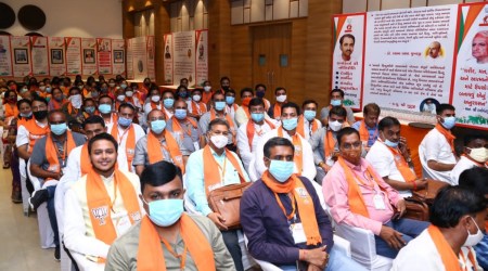 At the residential training camp in surat . (Express) 