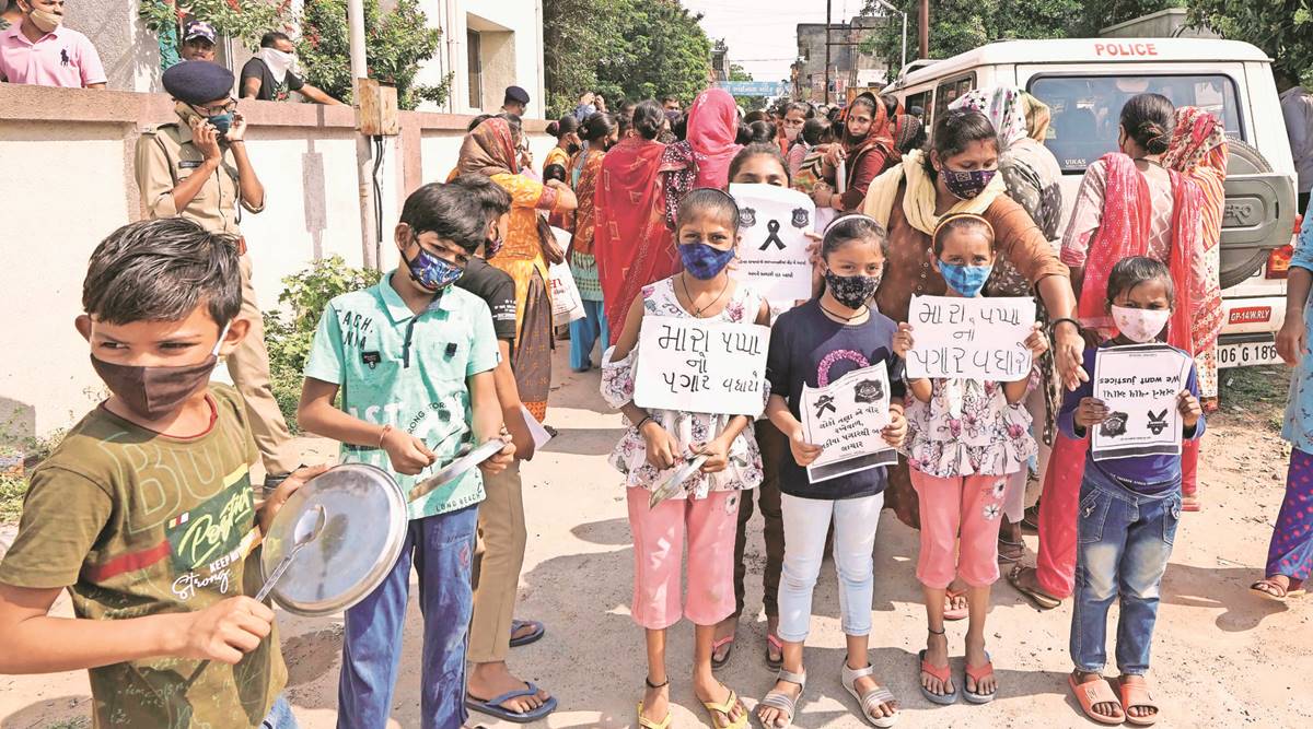 Gujarat, Gujarat police, Gujarat news, pay hike, hike, pay grade, unions, unionization, FIR, agitation, protest