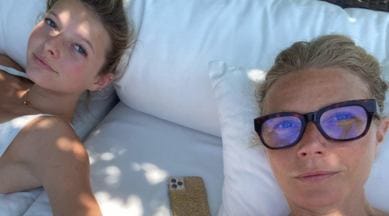 Gwyneth Paltrow, Gwyneth Paltrow news, Gwyneth Paltrow children, Gwyneth Paltrow pregnancy, Gwyneth Paltrow post pregnancy body, Gwyneth Paltrow social media, Gwyneth Paltrow body image, Gwyneth Paltrow motherhood, celeb mothers, Kareena Kapoor Khan, Sameera Reddy, indian express news