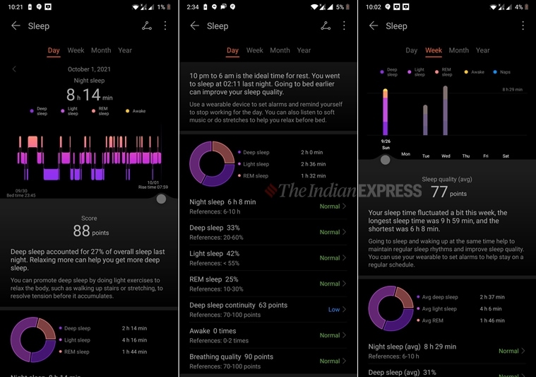 Honor band 5 discount sleep as android