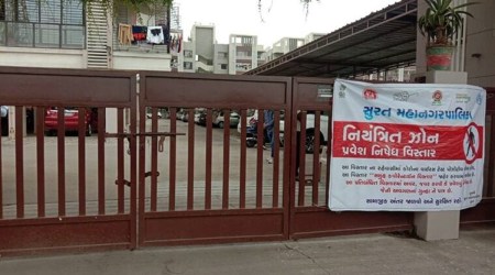 The health department officials said that there are 42 flats with 150 people in the Avishkar apartment. (Express Photo/File)