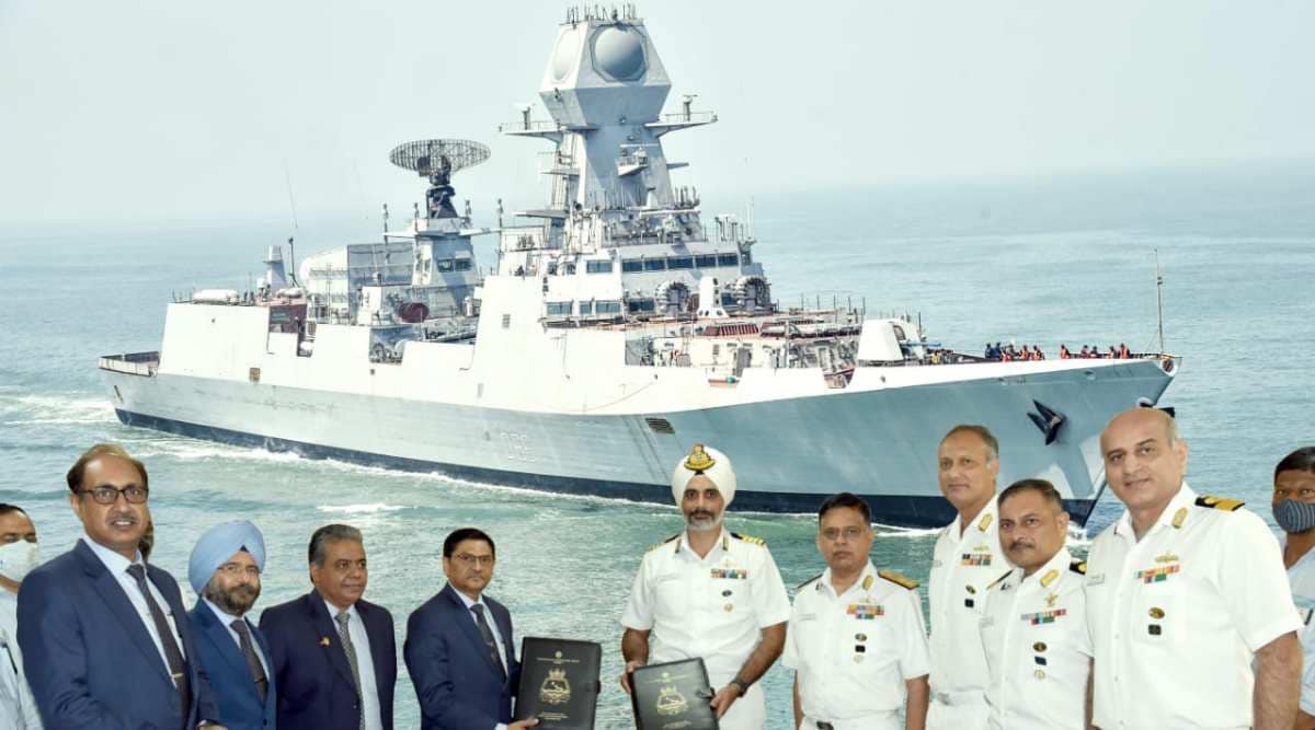 Indian Navy Receives First Destroyer Of Project 15B | Mumbai News