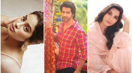 Janhvi Kapoor, Varun Dhawan, Nora Fatehi, celebrity photos