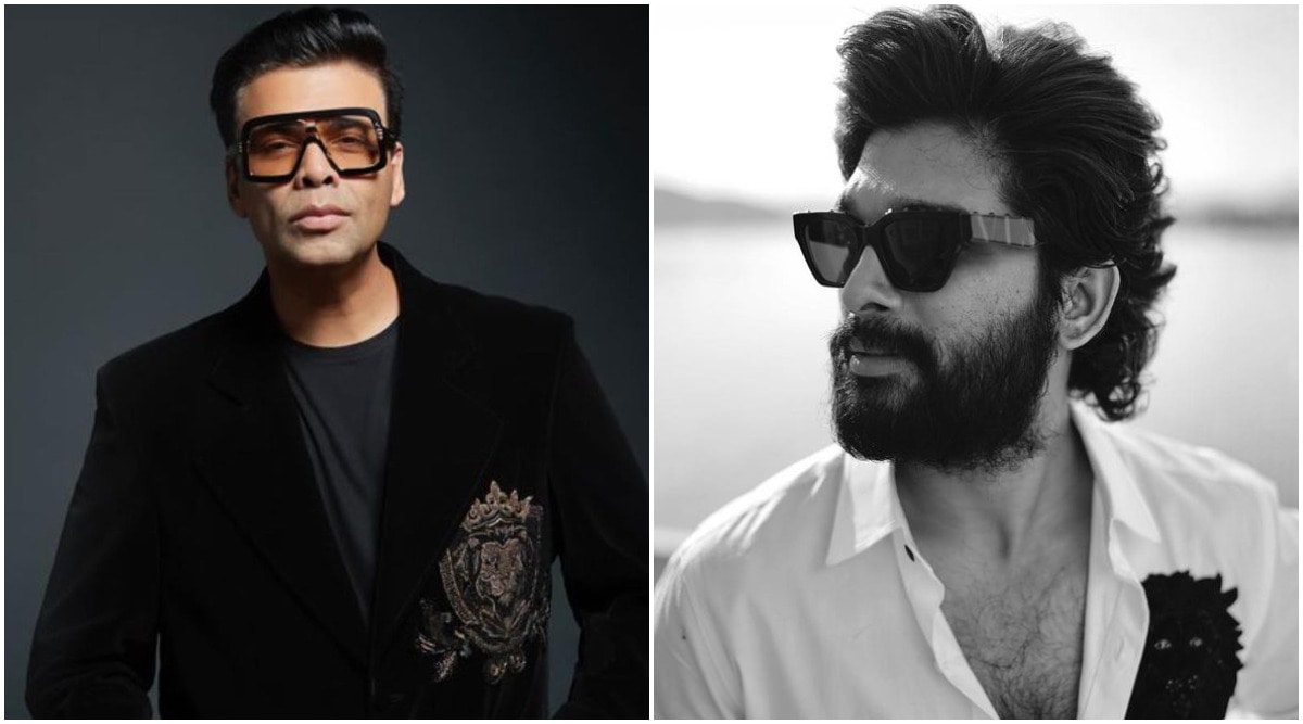 Karan Johar and Allu Arjun