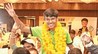 Rajasthan teen tops exam with highest score ever