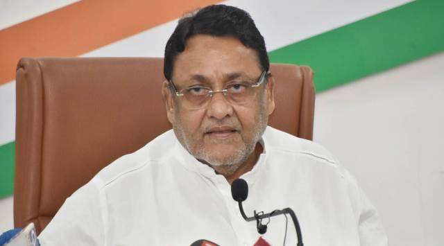 NCP leader Cabinet minister of Maharashtra Nawab Malik (Express Photo)