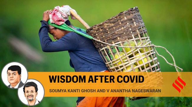 A Khashi tribal woman carries vegetables in a bamboo basket on her back in Moronga village, Friday, Oct. 8, 2021. (AP Photo/Anupam Nath)